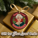Tinsel for Xmas? Groundbreaking (Ceramic Holiday Keepsake)-Ceramic Holiday Keepsake-Swish Embassy