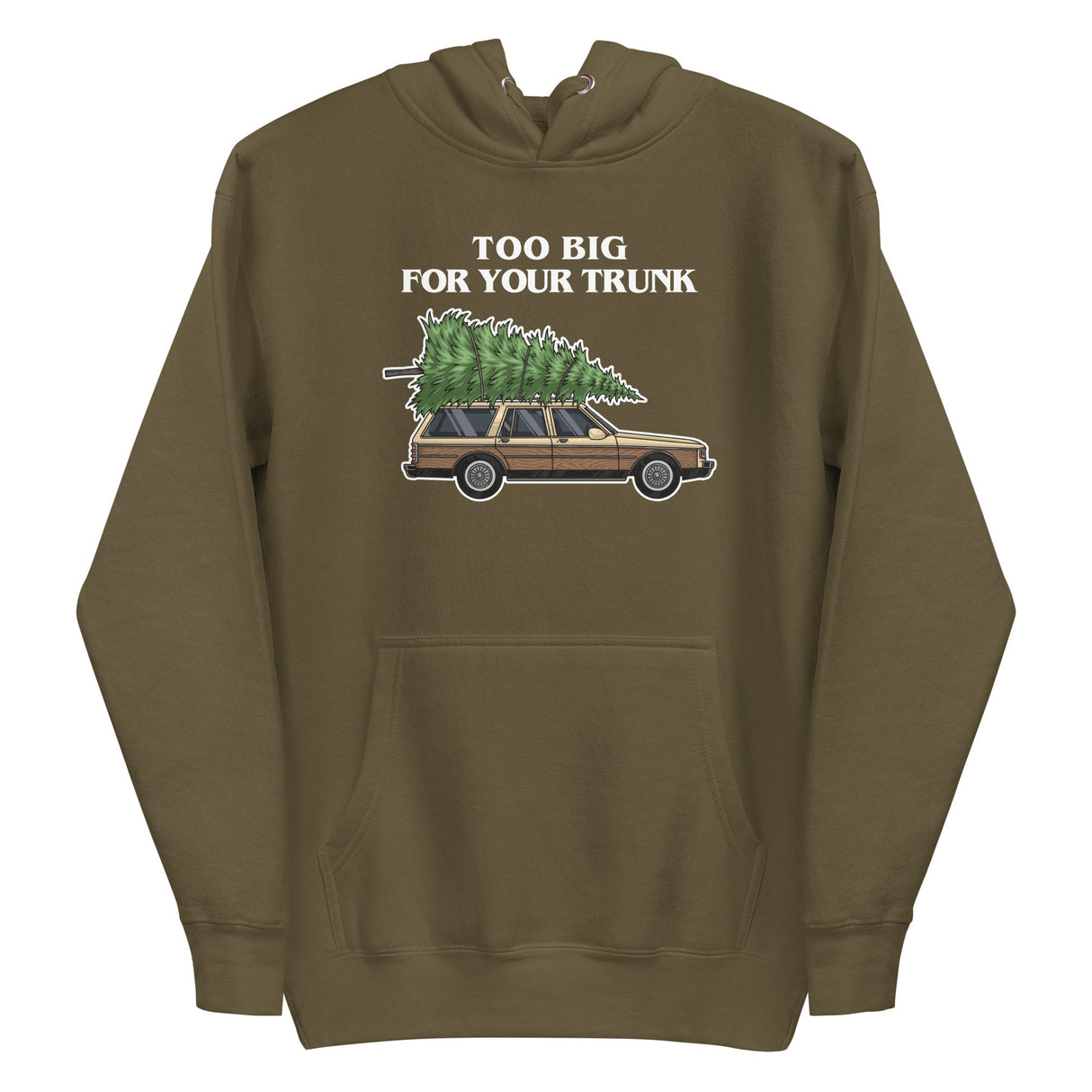 Too Big For Your Trunk (Hoodie)-Christmas Hoodies-Swish Embassy