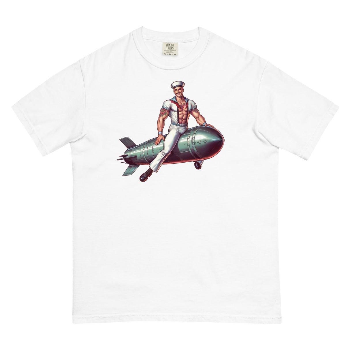 Torpedo Away (Boxy Tee)-Boxy T-Shirt-Swish Embassy