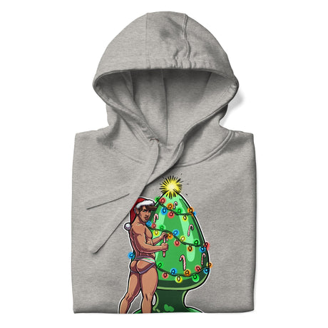 Trim the Rear (Hoodie)-Christmas Hoodies-Swish Embassy