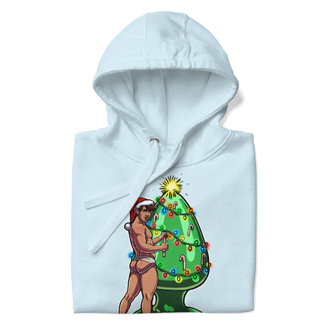 Trim the Rear (Hoodie)-Christmas Hoodies-Swish Embassy