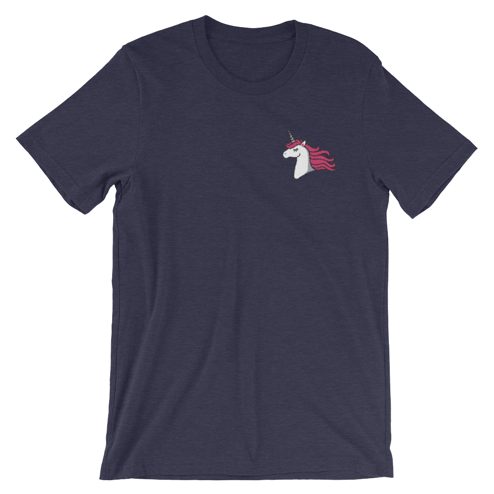 Unicorn (Embroidered T-Shirt)-Embroidered T-Shirts-Swish Embassy