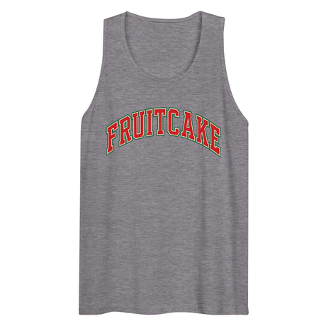 Varsity Fruitcake (Tank top)-Christmas Tank Tops-Swish Embassy