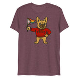Varsity Pride Puppy (Triblend)-Triblend T-Shirt-Swish Embassy