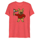 Varsity Pride Puppy (Triblend)-Triblend T-Shirt-Swish Embassy