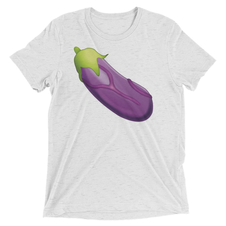 Veiny Eggplant Emoji (Triblend)-Triblend T-Shirt-Swish Embassy