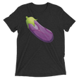 Veiny Eggplant Emoji (Triblend)-Triblend T-Shirt-Swish Embassy