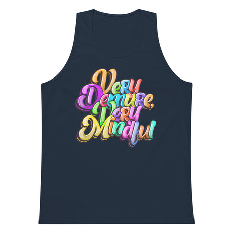 Very Demure Very Mindful (Tank Top)-Tank Top-Swish Embassy