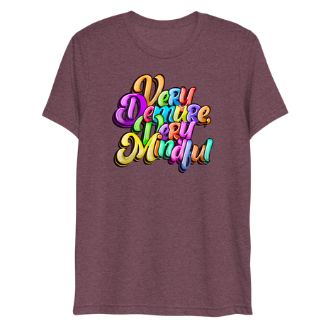 Very Demure Very Mindful (Triblend)-Triblend T-Shirt-Swish Embassy