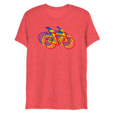 Village Bicycle (Triblend)-Triblend T-Shirt-Swish Embassy