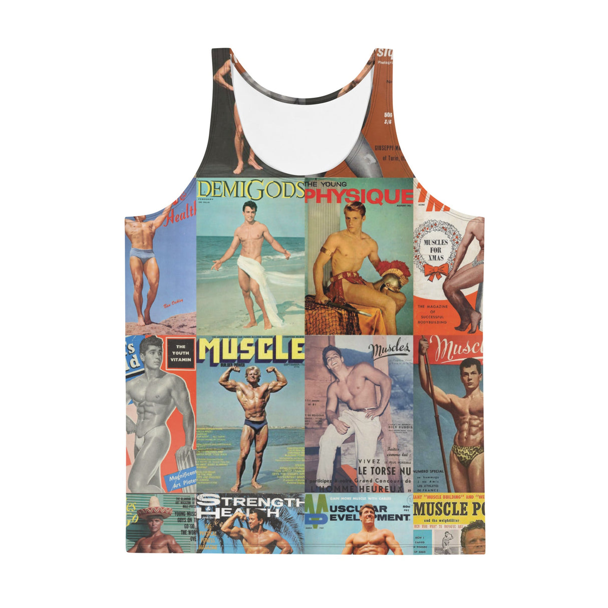 Vintage Beefcake (Allover Tank Top)-Allover Tank Top-Swish Embassy