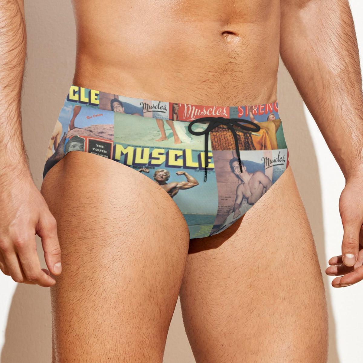 Vintage Beefcake (Swim Briefs)-Swim Briefs-Swish Embassy