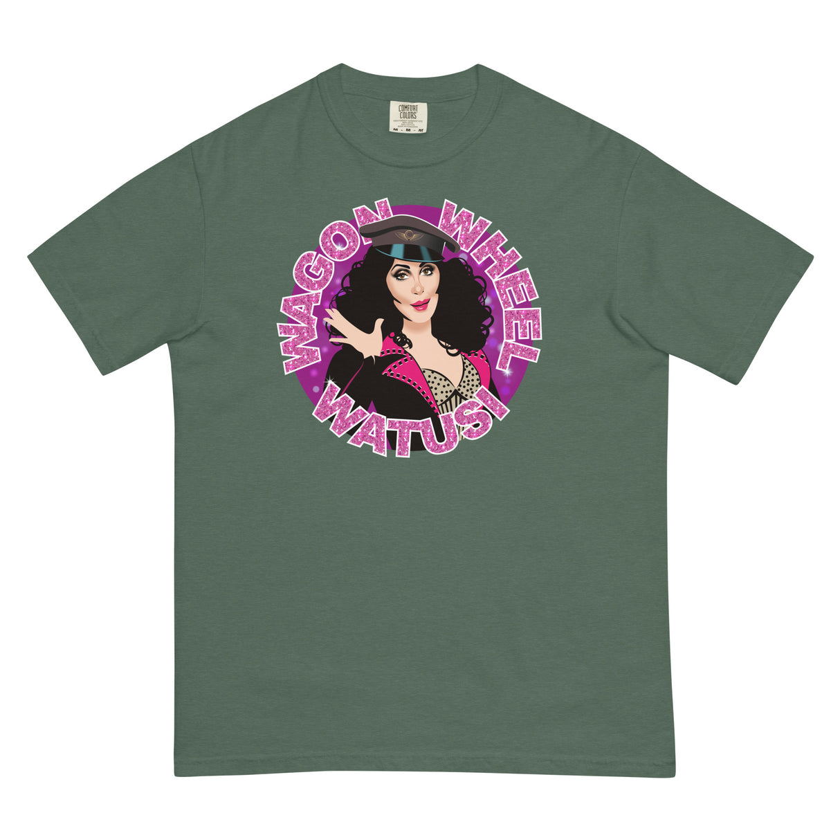 Wagon Wheel Watusi (Boxy Tee)-Boxy T-Shirt-Swish Embassy