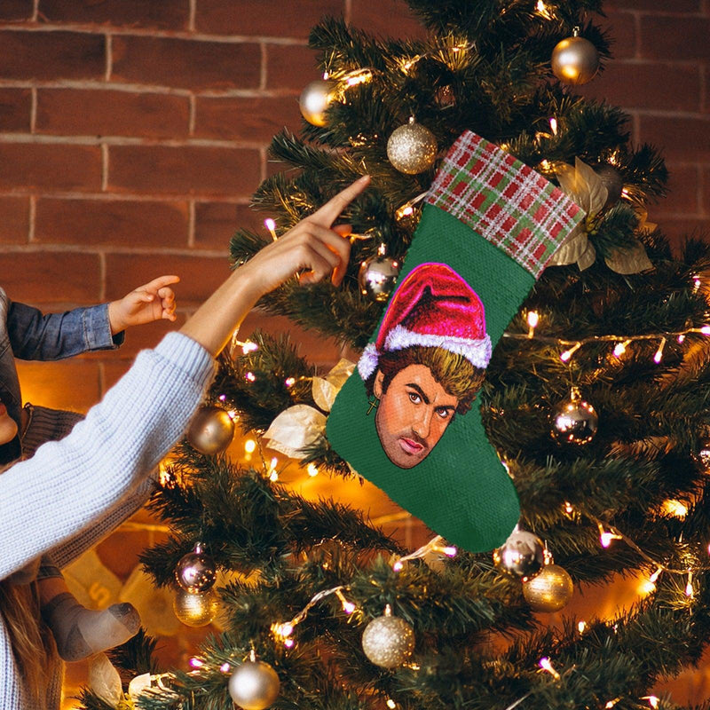 Wake Me Up Before You Ho Ho (Sequin Christmas Stocking)-Christmas Stockings-Swish Embassy