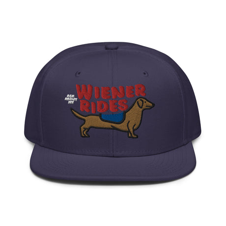 Wiener Rides (Snapback Hat)-Headwear-Swish Embassy