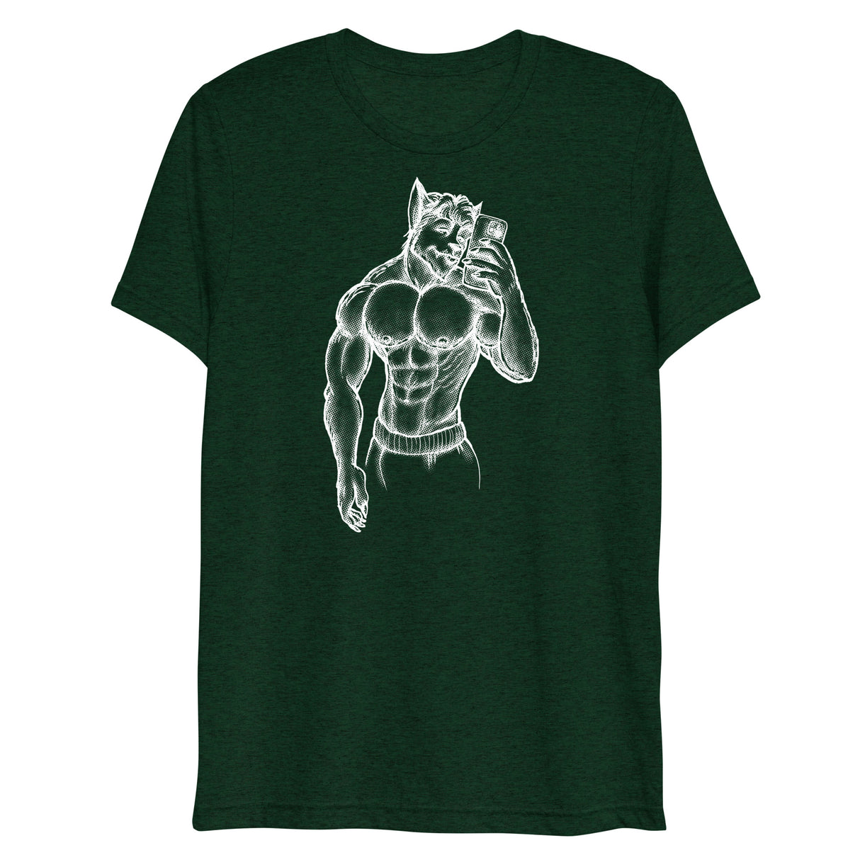 Wolfie (Triblend)-Triblend T-Shirt-Swish Embassy