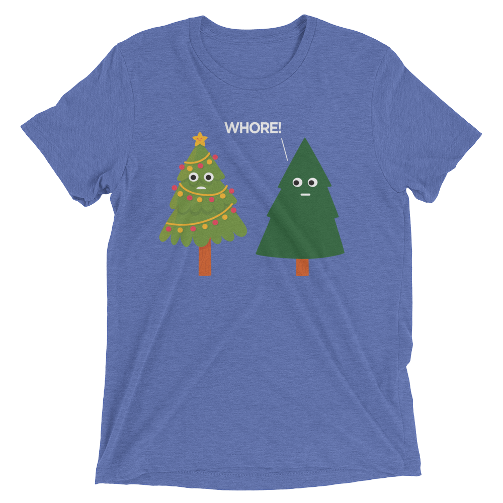 X-Mas Tree Shade (Triblend)-Triblend T-Shirt-Swish Embassy