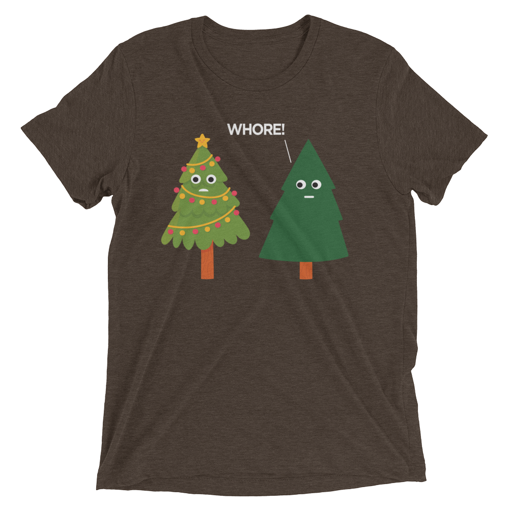 X-Mas Tree Shade (Triblend)-Triblend T-Shirt-Swish Embassy