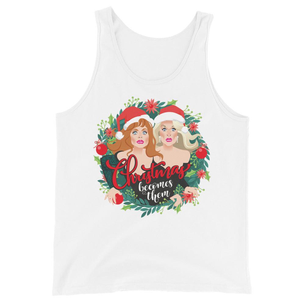 Xmas Becomes Them (Tank Top)-Tank Top-Swish Embassy