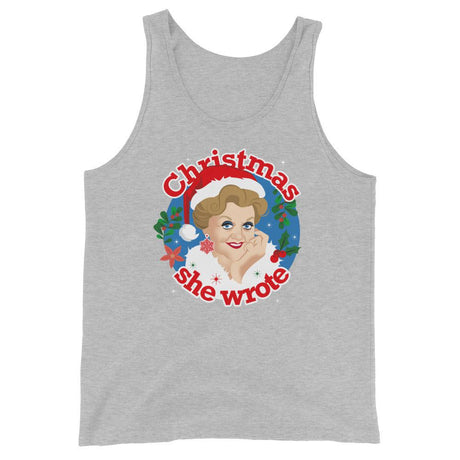 Xmas She Wrote (Tank Top)-Tank Top-Swish Embassy