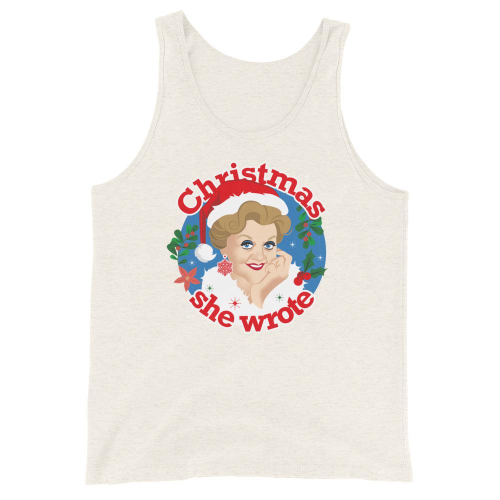 Xmas She Wrote (Tank Top)-Tank Top-Swish Embassy