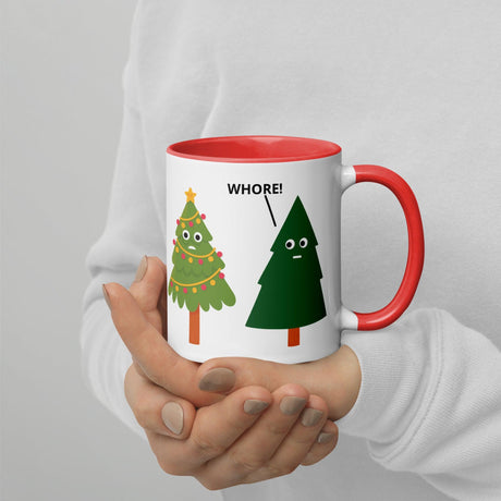 Xmas Tree Shade (Christmas Mugs)-Christmas Mugs-Swish Embassy