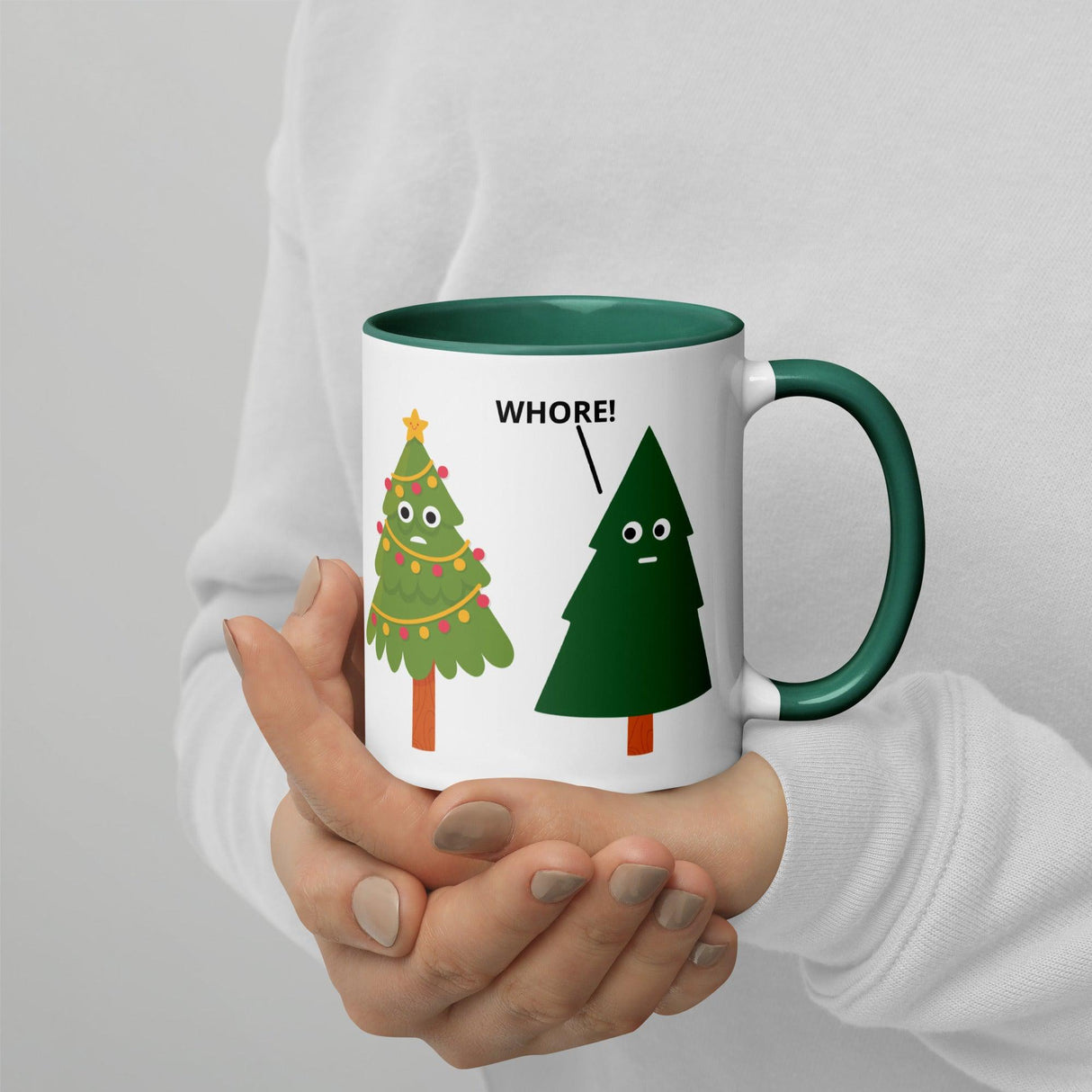 Xmas Tree Shade (Christmas Mugs)-Mugs-Swish Embassy