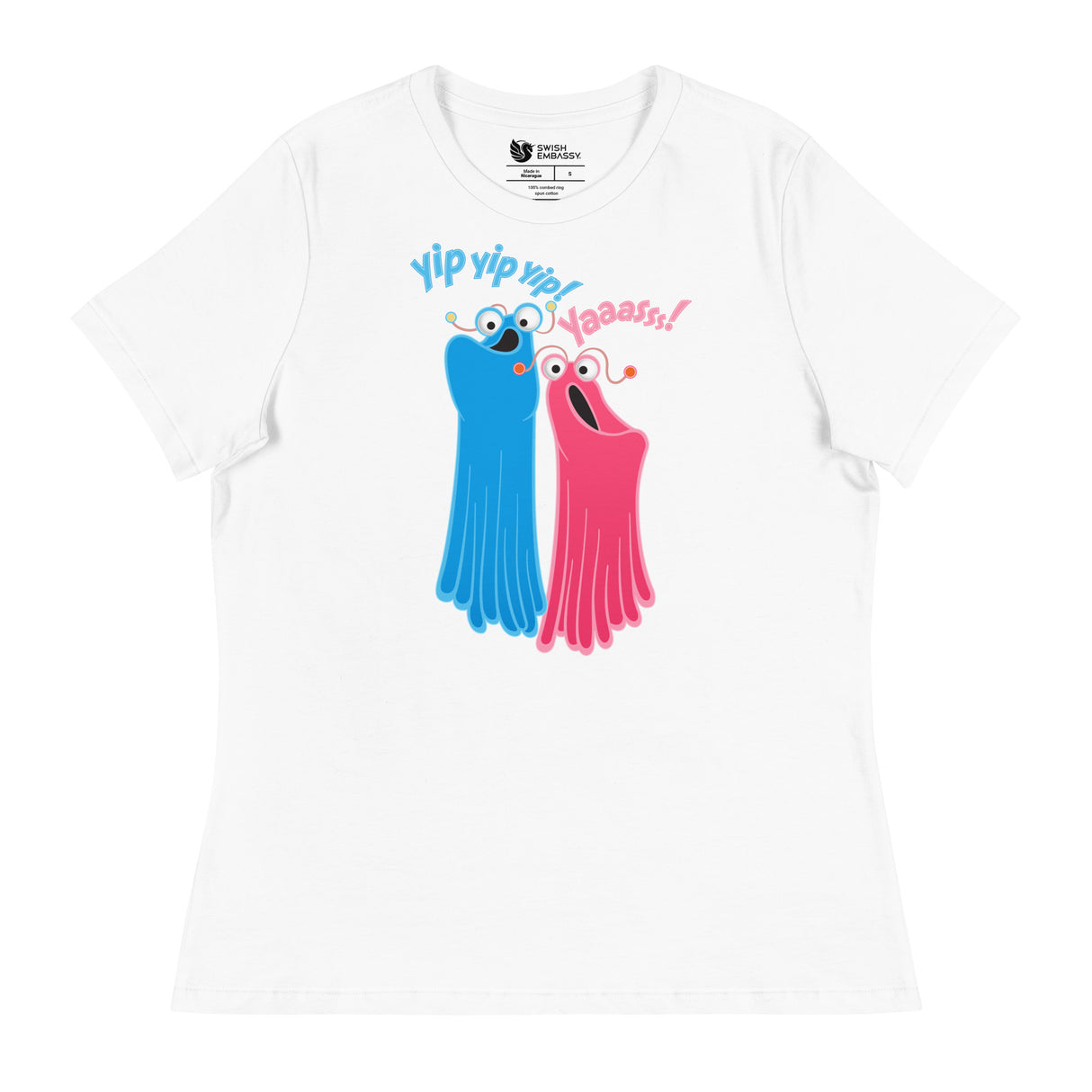 Yip Yip Yasss (Women's Relaxed T-Shirt)-Women's T-Shirts-Swish Embassy