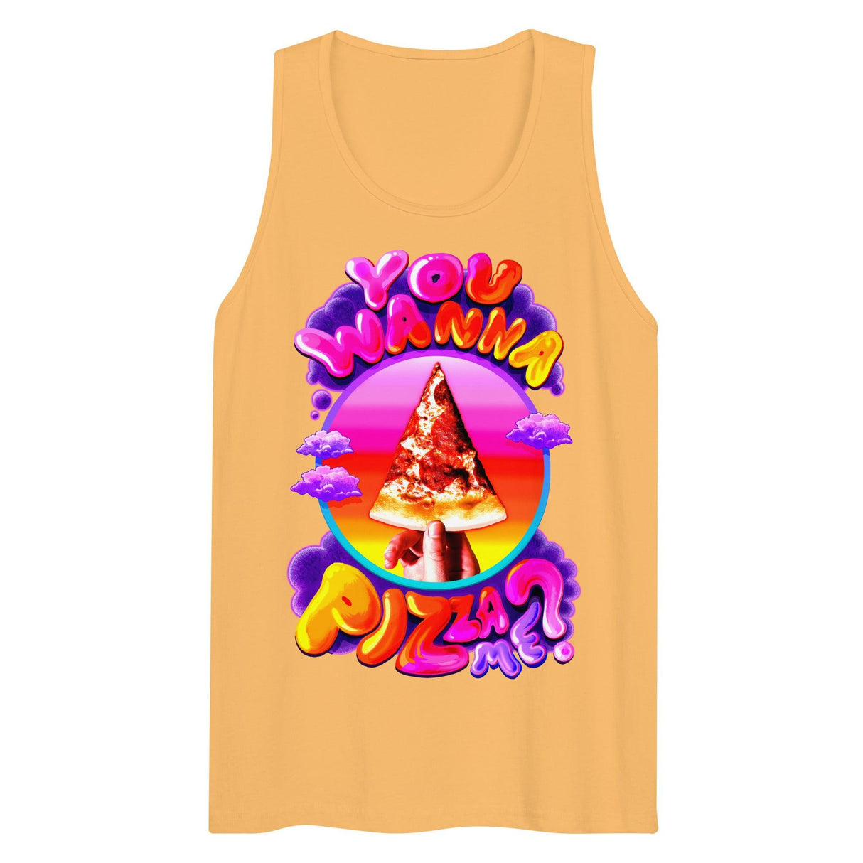 You Wanna Pizza Me? (Tank Top)-Tank Top-Swish Embassy
