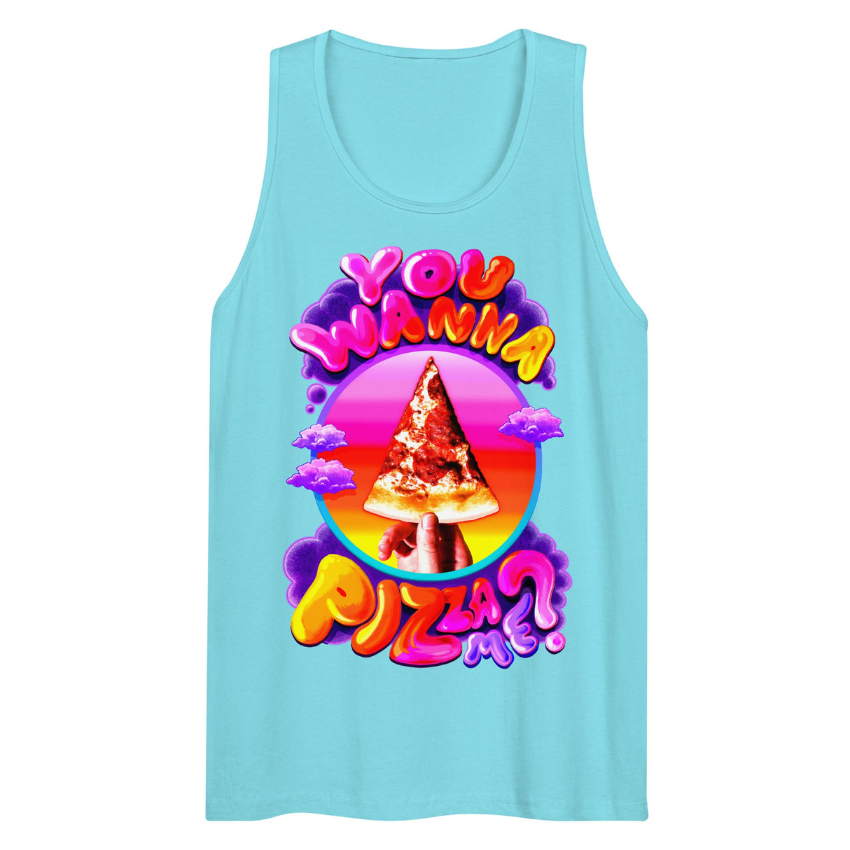 You Wanna Pizza Me? (Tank Top)-Tank Top-Swish Embassy