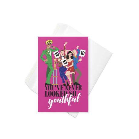 You've Never Looked so Youthful (Birthday Card)-Greeting Card-Swish Embassy