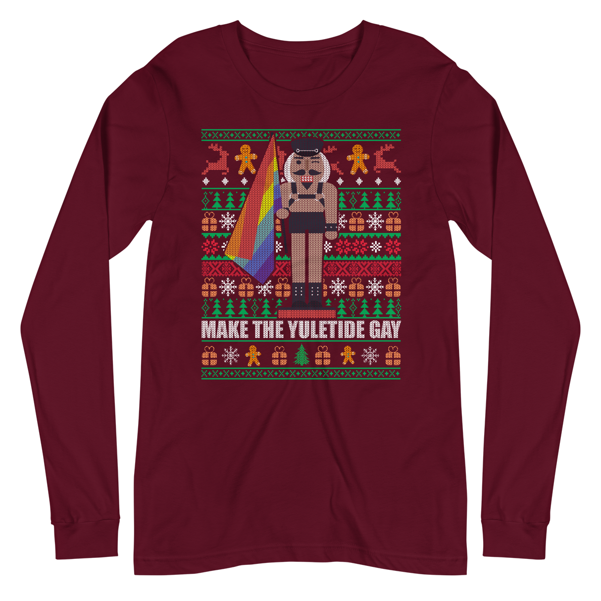 Yuletide Gay (Ugly Christmas)-T-Shirts-Swish Embassy
