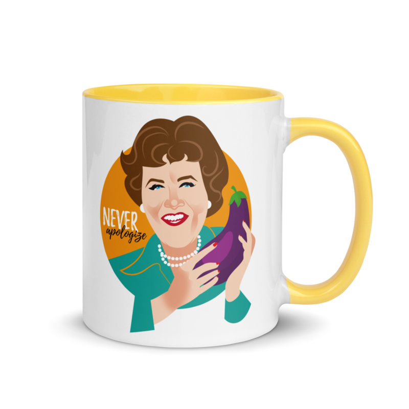 Never Apologize (Mug) - Yellow