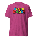 Super Daddy (Triblend) - Berry Triblend