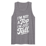 I'm Not a Top (Tank Top) - Athletic Heather