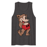 Steam-Bear Willie (Tank Top) - Charcoal Heather