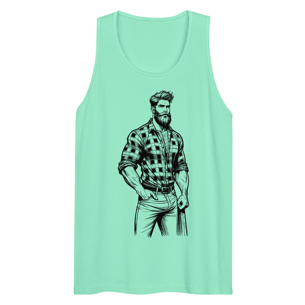 Lumbersexual (Tank Top) - Mint