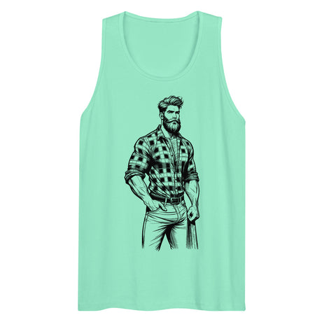 Lumbersexual (Tank Top) - Mint