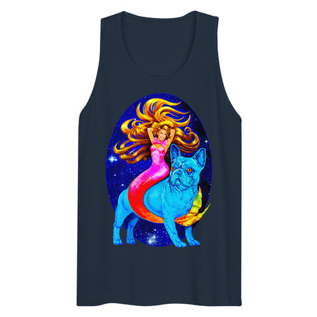 Mer-Dogue (Tank Top) - Navy