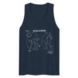 Pliez et accrochez (Tank Top) - Navy