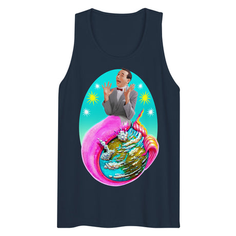 Sea Wee Merman (Tank Top) - Navy