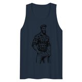 Lumbersexual (Tank Top) - Navy