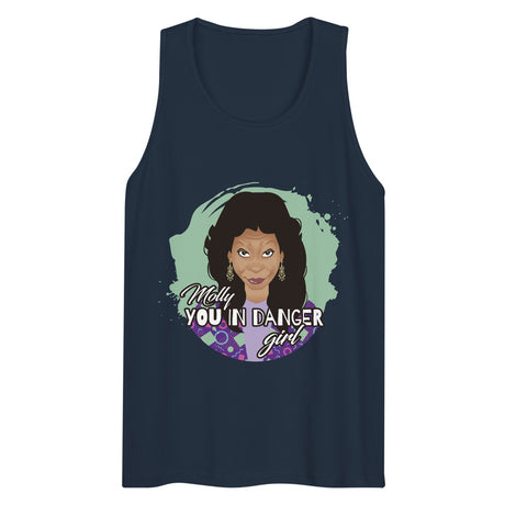 Molly You in Danger Girl (Tank Top) - Navy