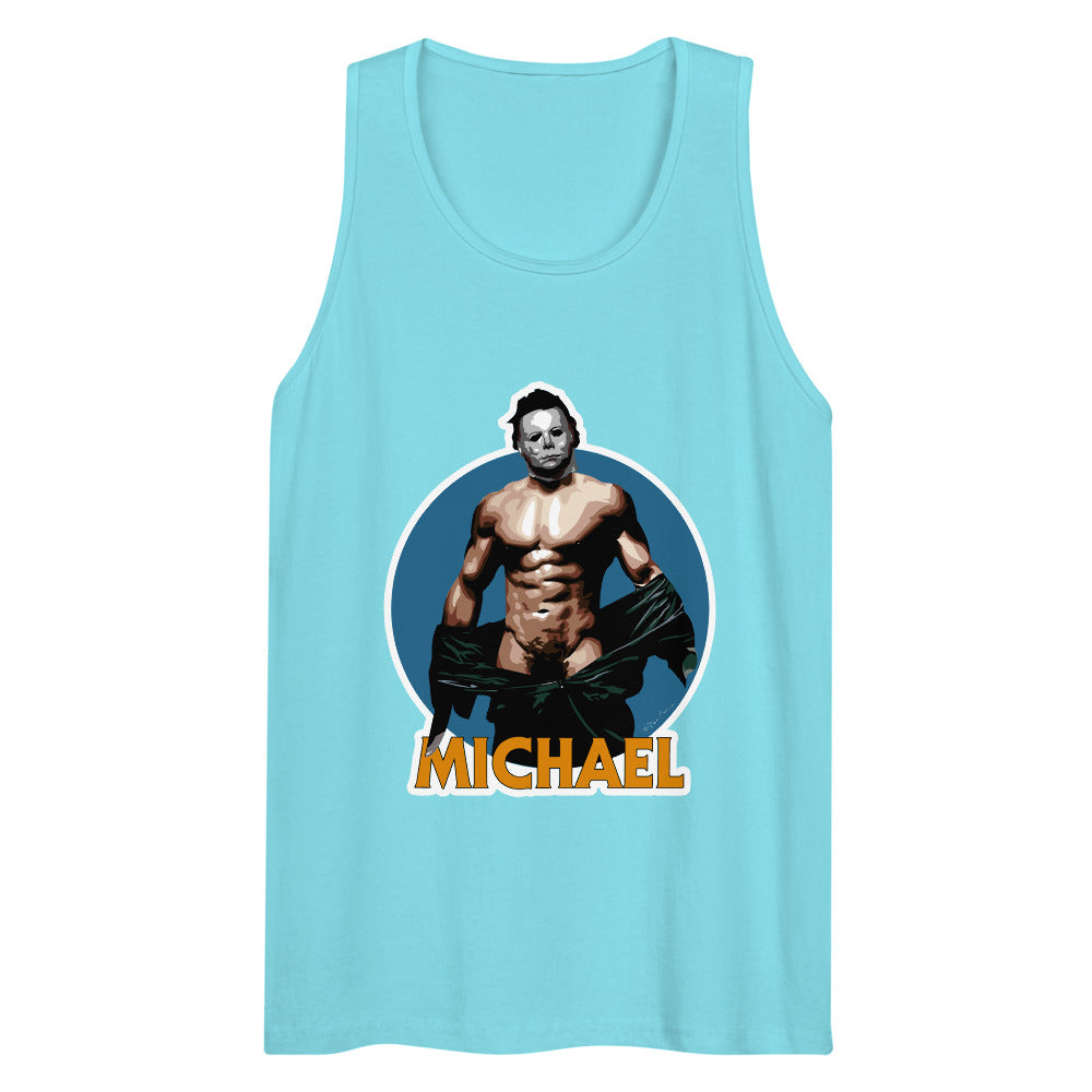 Michael (Tank Top) - Pacific Blue