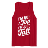 I'm Not a Top (Tank Top) - Red