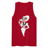 Champagne & Shoulder Pads (Tank Top) - Red