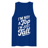 I'm Not a Top (Tank Top) - Team Royal