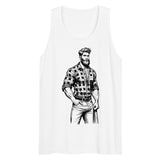 Lumbersexual (Tank Top) - White