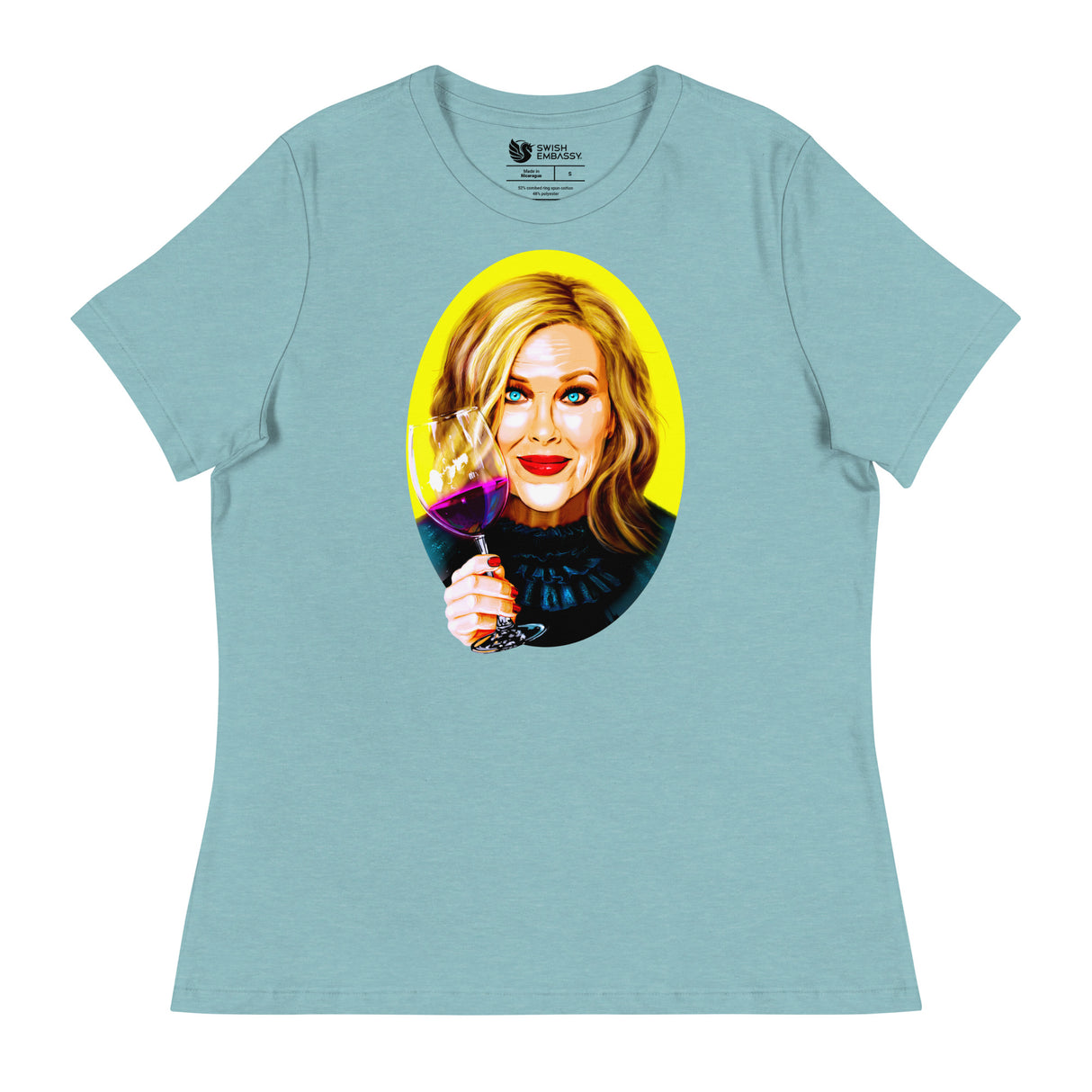 A Lotta Bit Chardonnay (Women's Relaxed T-Shirt)-Women's T-Shirts-Swish Embassy