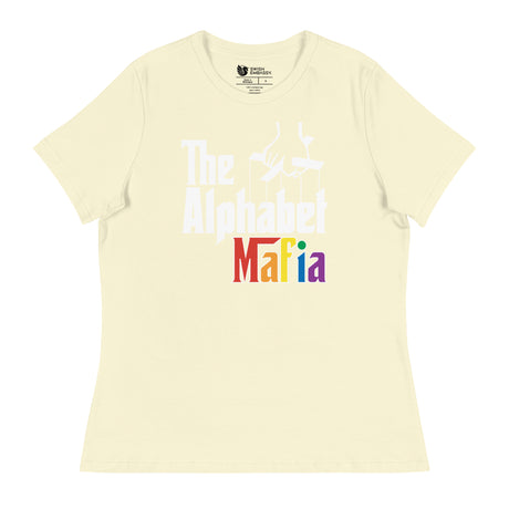 Alphabet Mafia (Women's Relaxed T-Shirt)-Women's T-Shirts-Swish Embassy